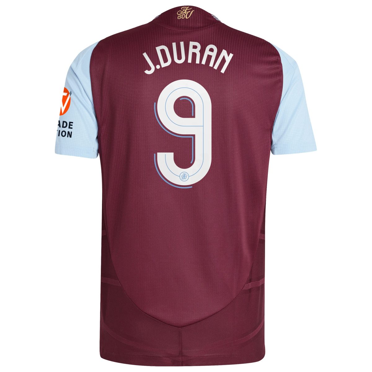 aston villa adidas home authentic shirt 2024-25 with j.duran 9 cup printing Collection | Official Aston Villa Shirts