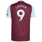 aston villa adidas home authentic shirt 2024-25 with j.duran 9 printing Collection | Official Aston Villa Shirts