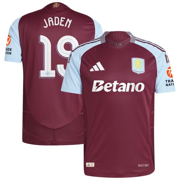 aston villa adidas home authentic shirt 2024-25 with jaden 19 cup printing Collection | Official Aston Villa Shirts