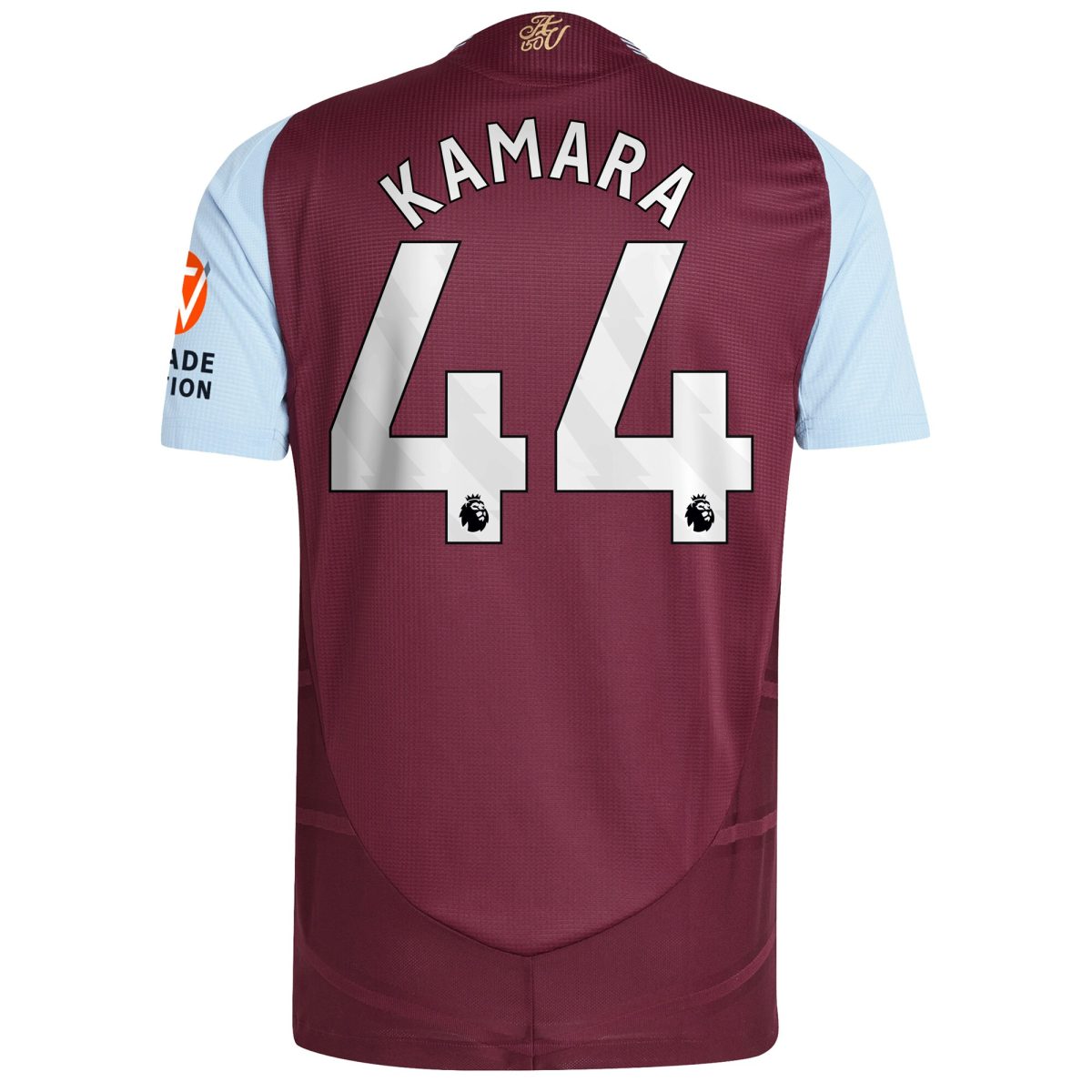 aston villa adidas home authentic shirt 2024-25 with kamara 44 printing Collection | Official Aston Villa Shirts