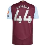 aston villa adidas home authentic shirt 2024-25 with kamara 44 printing Collection | Official Aston Villa Shirts
