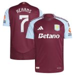 aston villa adidas home authentic shirt 2024-25 with kearns 7 cup printing Collection | Official Aston Villa Shirts