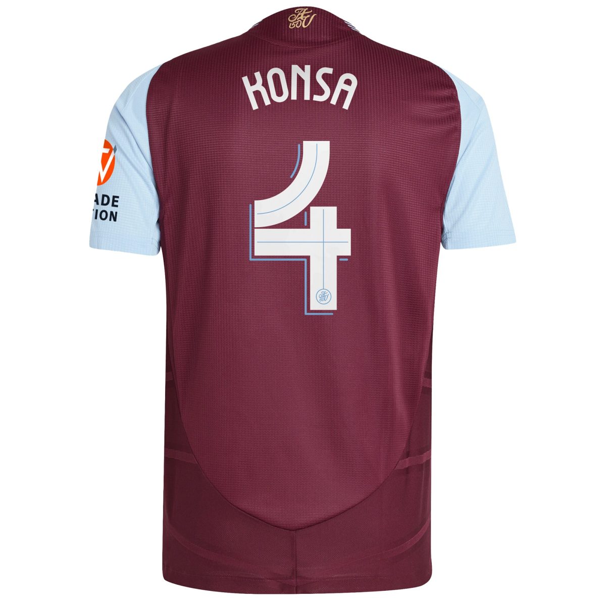 aston villa adidas home authentic shirt 2024-25 with konsa 4 cup printing Collection | Official Aston Villa Shirts