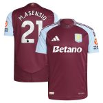 aston villa adidas home authentic shirt 2024-25 with m.asensio 21 printing Collection | Official Aston Villa Shirts