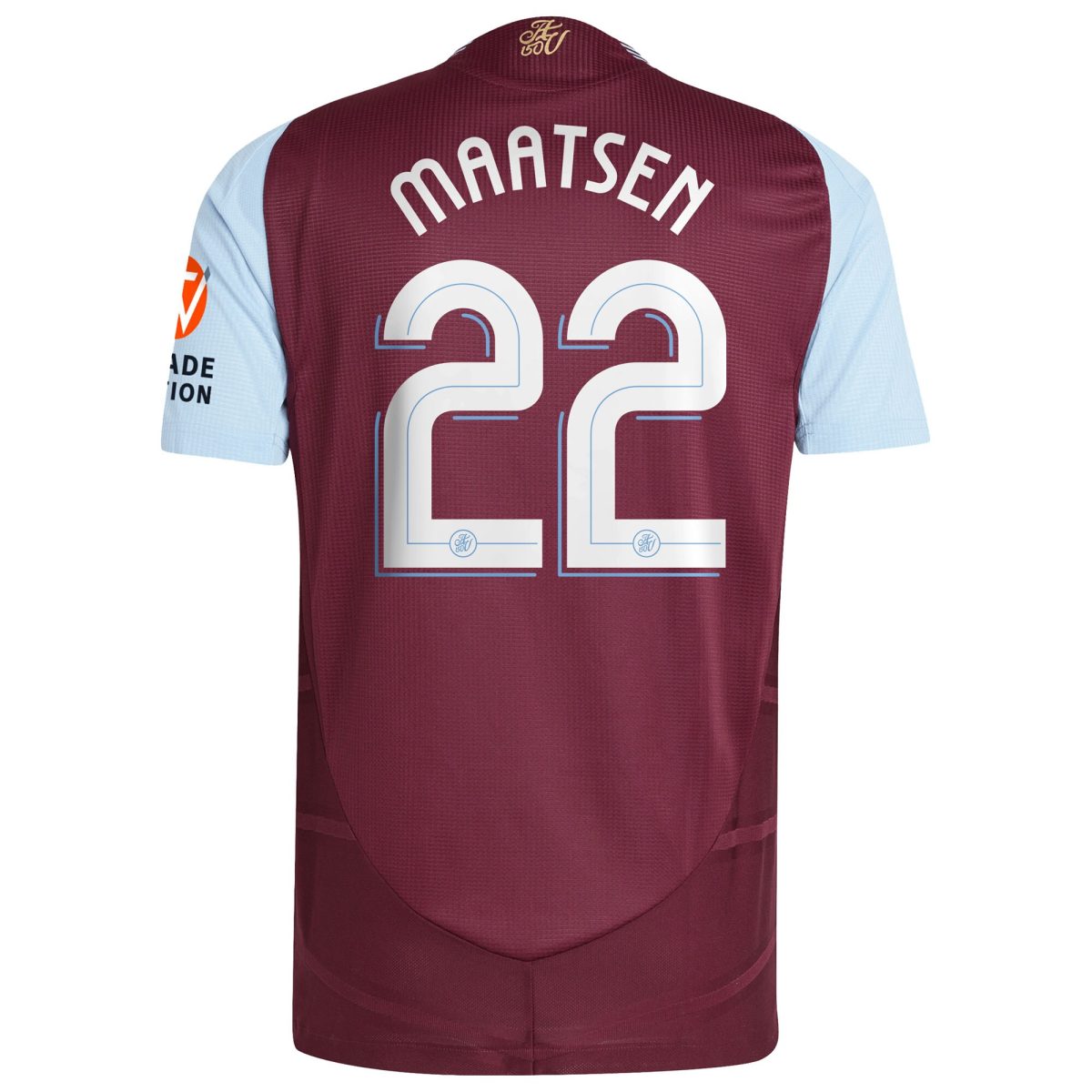 aston villa adidas home authentic shirt 2024-25 with maatsen 22 cup printing Collection | Official Aston Villa Shirts