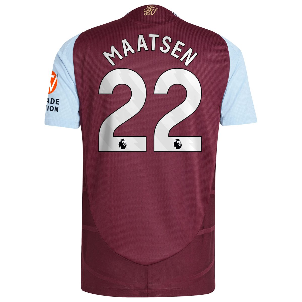 aston villa adidas home authentic shirt 2024-25 with maatsen 22 printing Collection | Official Aston Villa Shirts