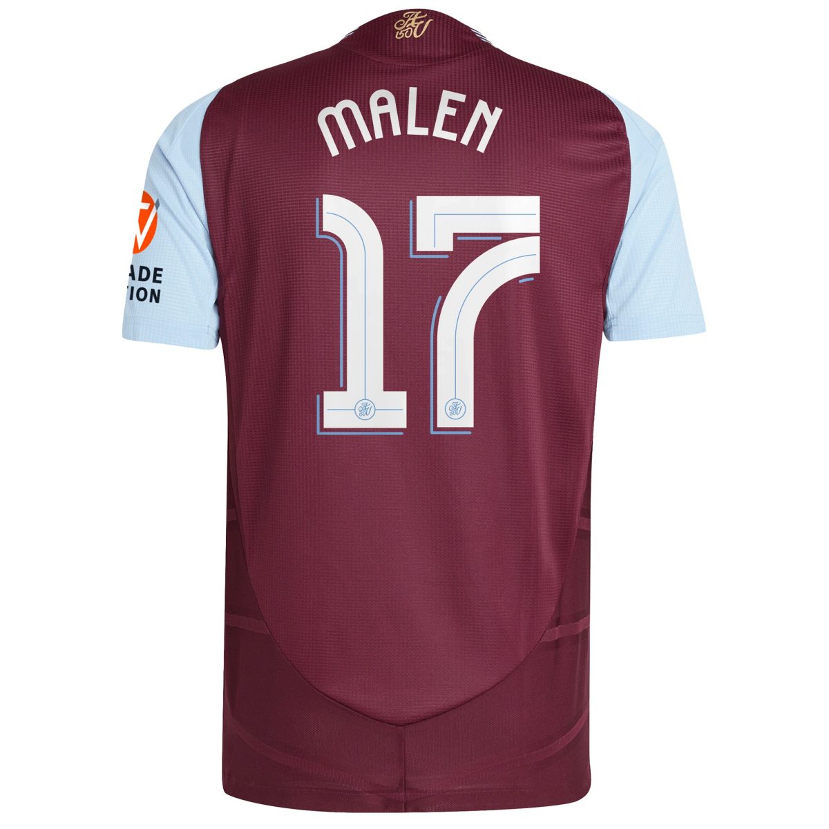 aston villa adidas home authentic shirt 2024-25 with malen 17 cup printing Collection | Official Aston Villa Shirts