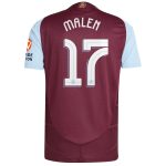 aston villa adidas home authentic shirt 2024-25 with malen 17 cup printing Collection | Official Aston Villa Shirts