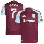 aston villa adidas home authentic shirt 2024-25 with mcginn 7 cup printing Collection | Official Aston Villa Shirts