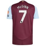 aston villa adidas home authentic shirt 2024-25 with mcginn 7 printing Collection | Official Aston Villa Shirts