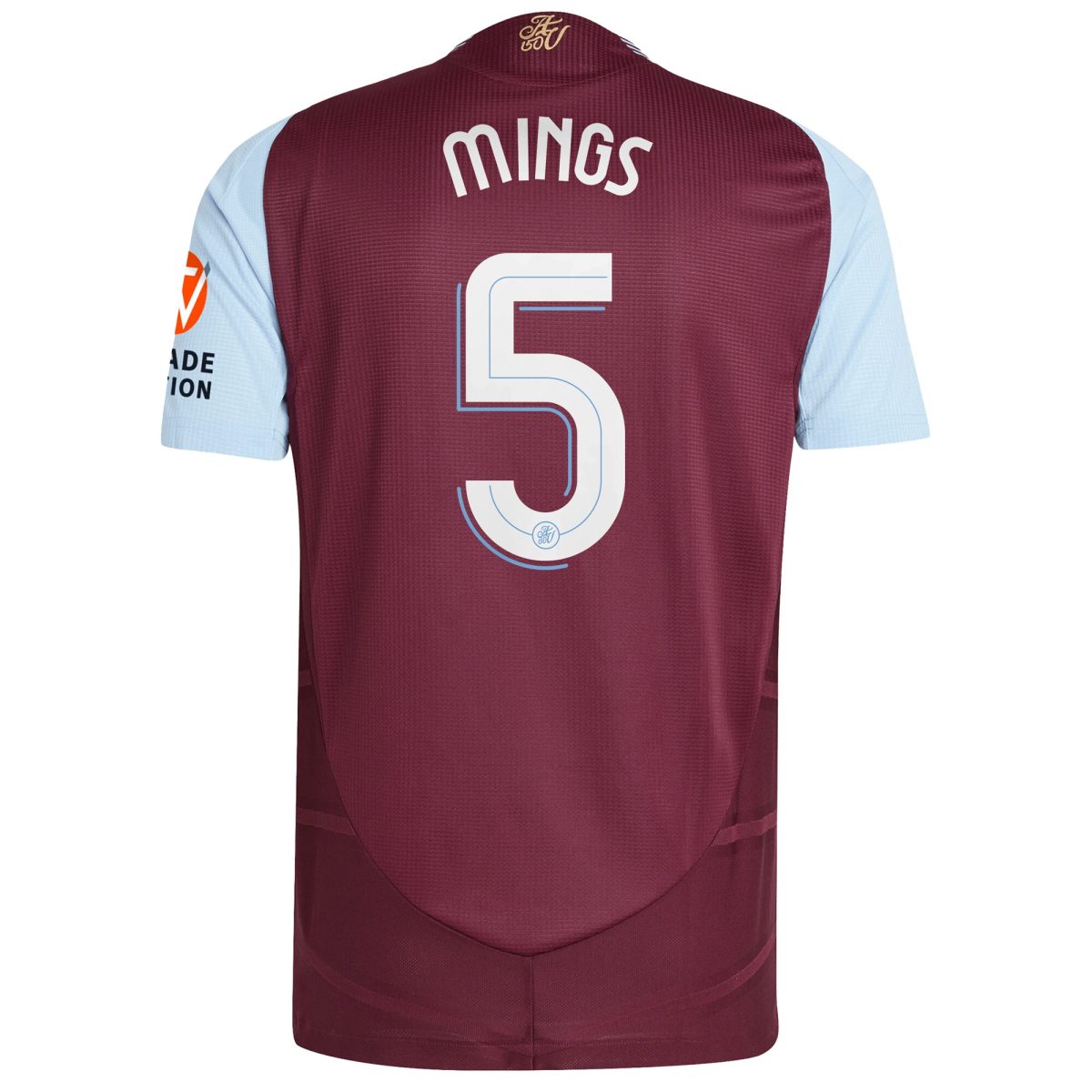 aston villa adidas home authentic shirt 2024-25 with mings 5 cup printing Collection | Official Aston Villa Shirts