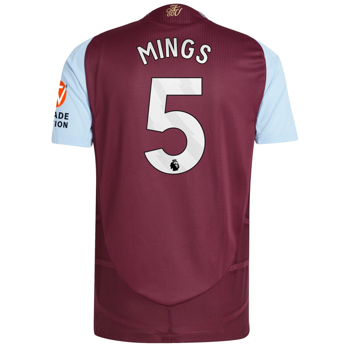 aston villa adidas home authentic shirt 2024-25 with mings 5 printing Collection | Official Aston Villa Shirts