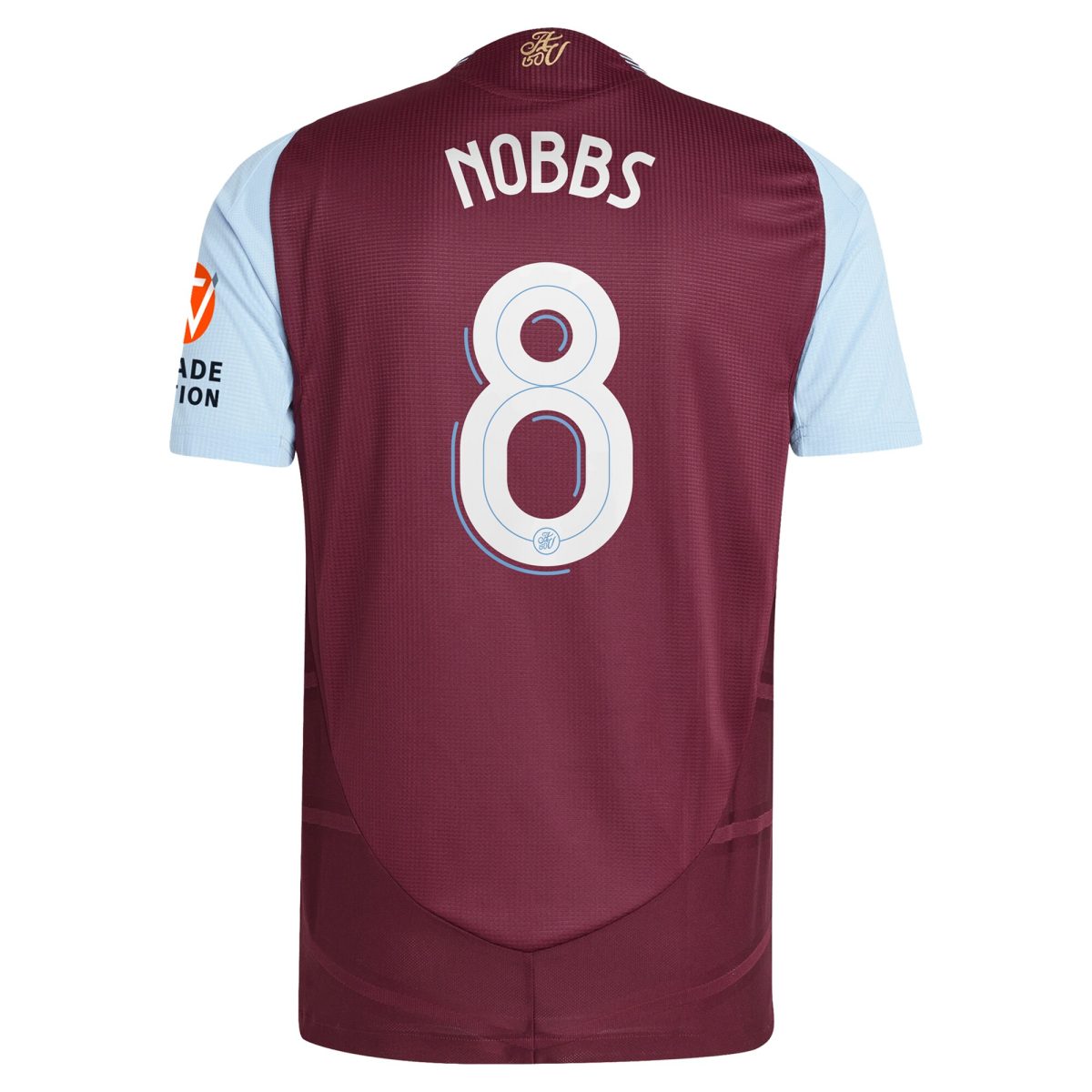aston villa adidas home authentic shirt 2024-25 with nobbs 8 cup printing Collection | Official Aston Villa Shirts