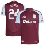 aston villa adidas home authentic shirt 2024-25 with onana 24 cup printing Collection | Official Aston Villa Shirts
