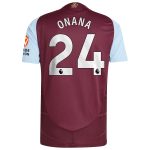 aston villa adidas home authentic shirt 2024-25 with onana 24 printing Collection | Official Aston Villa Shirts