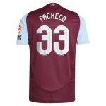 aston villa adidas home authentic shirt 2024-25 with pacheco 33 cup printing Collection | Official Aston Villa Shirts