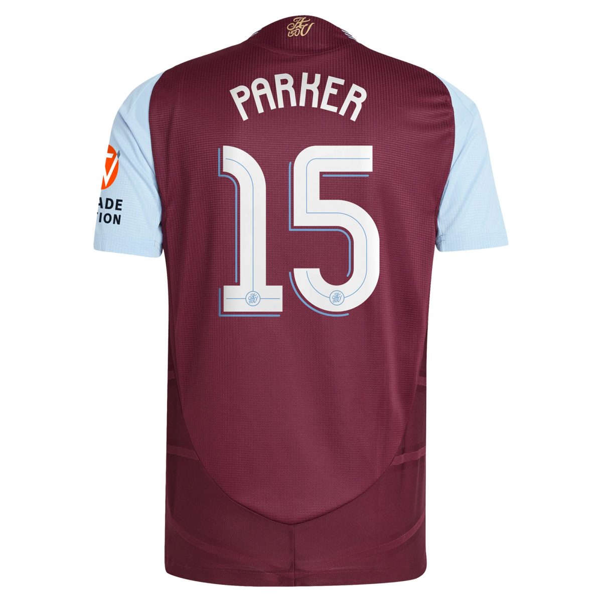 aston villa adidas home authentic shirt 2024-25 with parker 15 cup printing Collection | Official Aston Villa Shirts