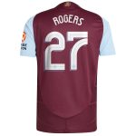 aston villa adidas home authentic shirt 2024-25 with rogers 27 cup printing Collection | Official Aston Villa Shirts
