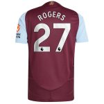 aston villa adidas home authentic shirt 2024-25 with rogers 27 printing Collection | Official Aston Villa Shirts