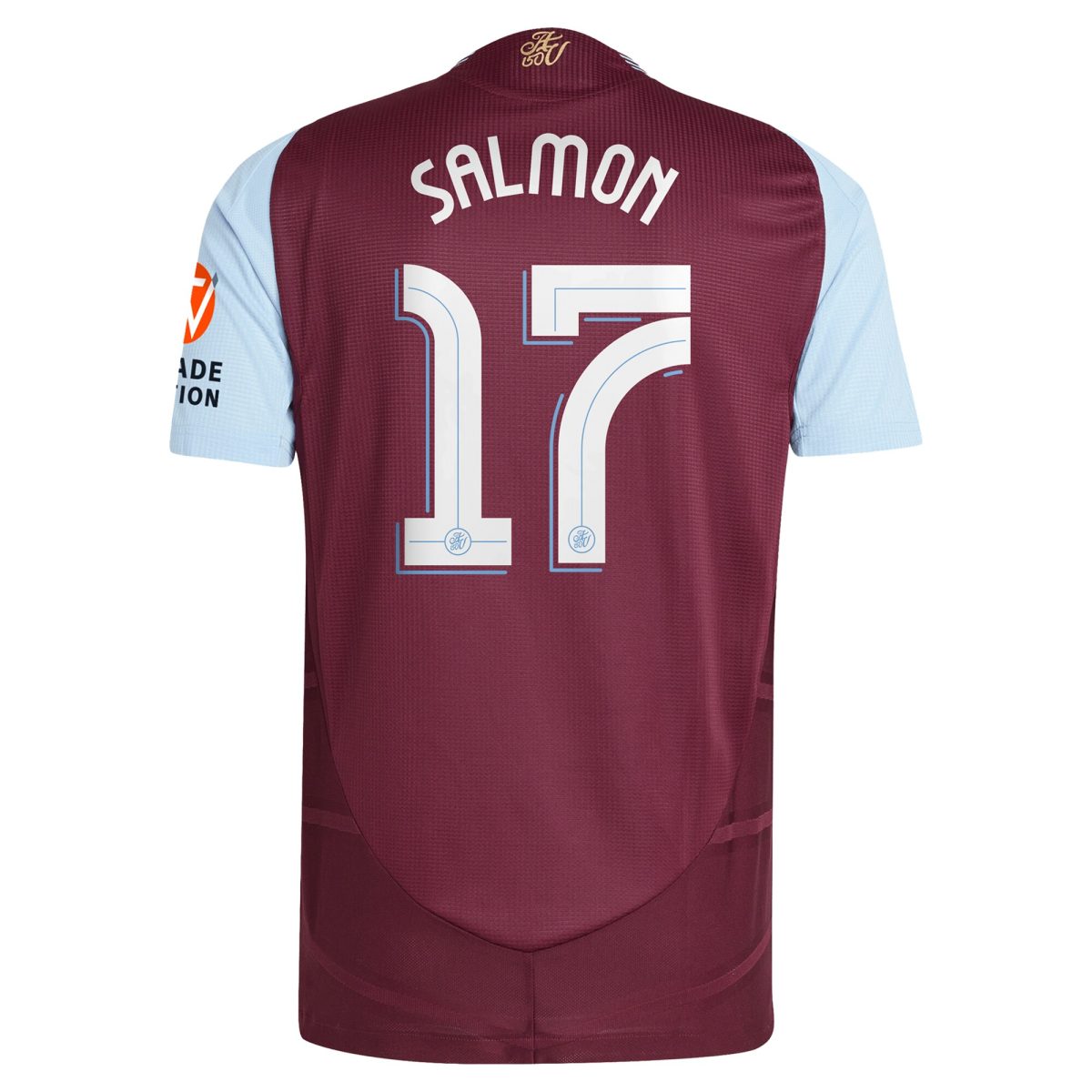 aston villa adidas home authentic shirt 2024-25 with salmon 17 cup printing Collection | Official Aston Villa Shirts
