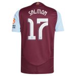 aston villa adidas home authentic shirt 2024-25 with salmon 17 cup printing Collection | Official Aston Villa Shirts