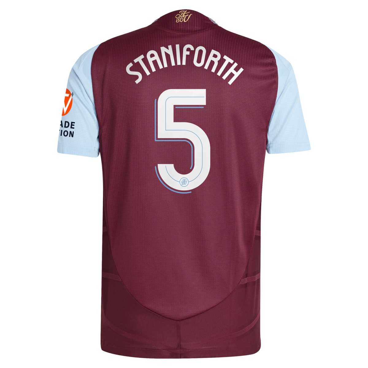 aston villa adidas home authentic shirt 2024-25 with staniforth 5 cup printing Collection | Official Aston Villa Shirts