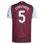 aston villa adidas home authentic shirt 2024-25 with staniforth 5 cup printing Collection | Official Aston Villa Shirts