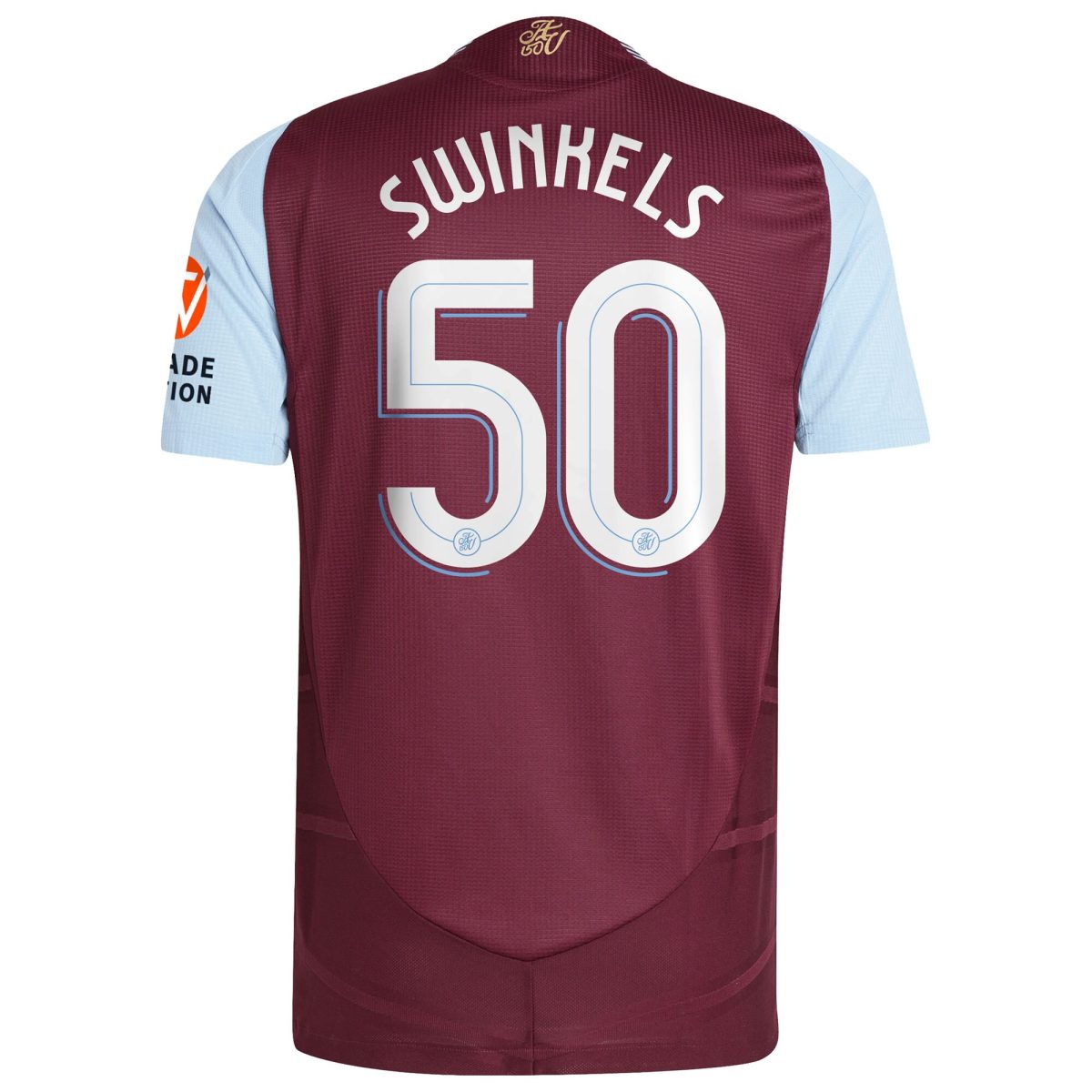 aston villa adidas home authentic shirt 2024-25 with swinkels 50 cup printing Collection | Official Aston Villa Shirts