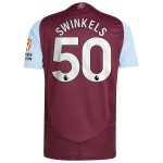 aston villa adidas home authentic shirt 2024-25 with swinkels 50 printing Collection | Official Aston Villa Shirts