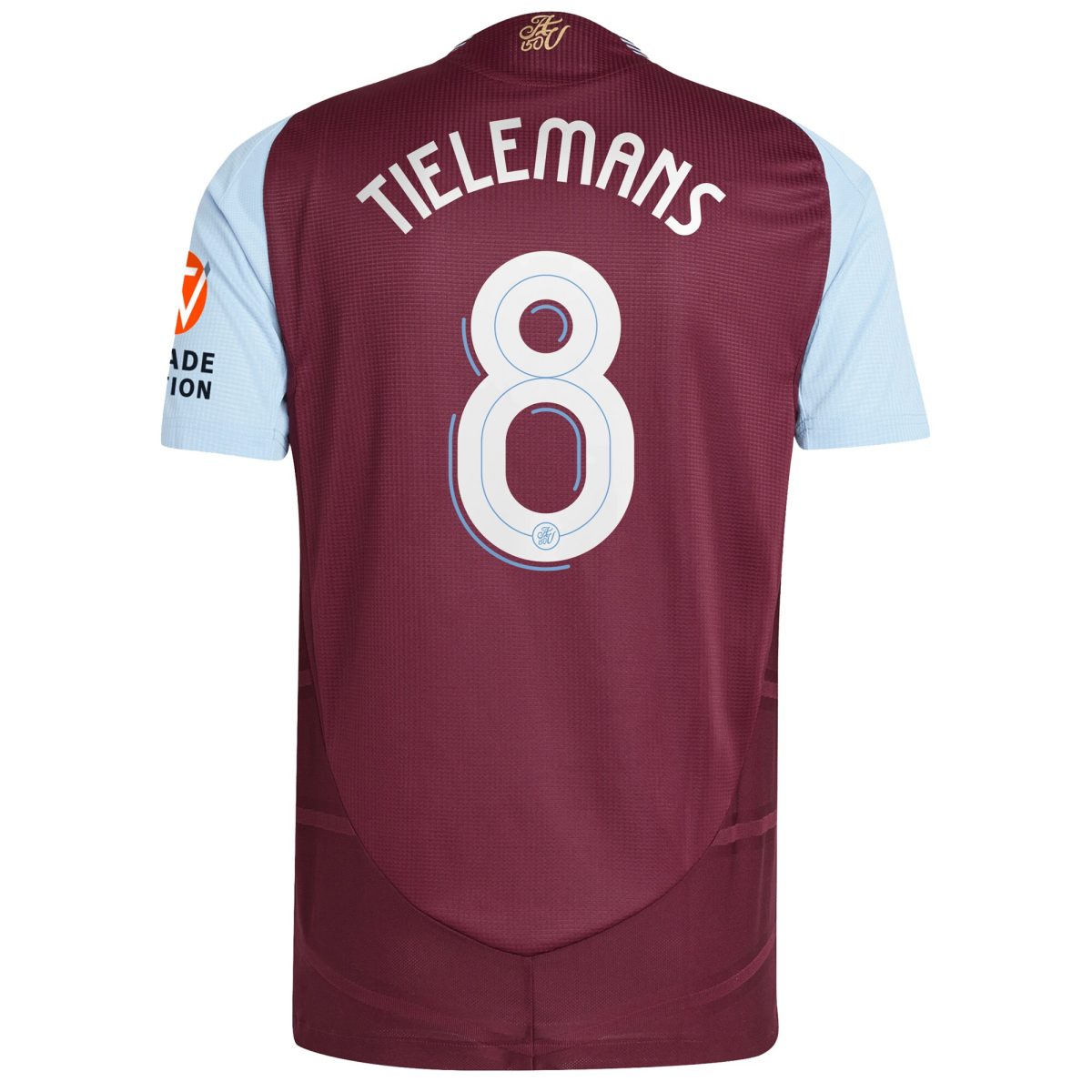 aston villa adidas home authentic shirt 2024-25 with tielemans 8 cup printing Collection | Official Aston Villa Shirts