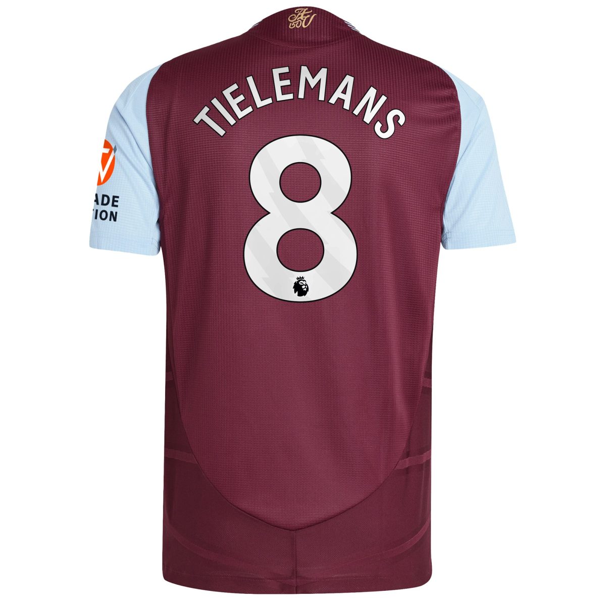 aston villa adidas home authentic shirt 2024-25 with tielemans 8 printing Collection | Official Aston Villa Shirts