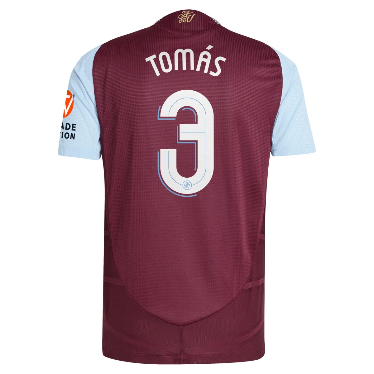 aston villa adidas home authentic shirt 2024-25 with tomás 3 cup printing Collection | Official Aston Villa Shirts