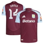 aston villa adidas home authentic shirt 2024-25 with turner 14 cup printing Collection | Official Aston Villa Shirts