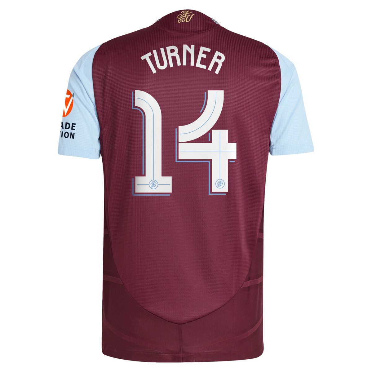 aston villa adidas home authentic shirt 2024-25 with turner 14 cup printing Collection | Official Aston Villa Shirts