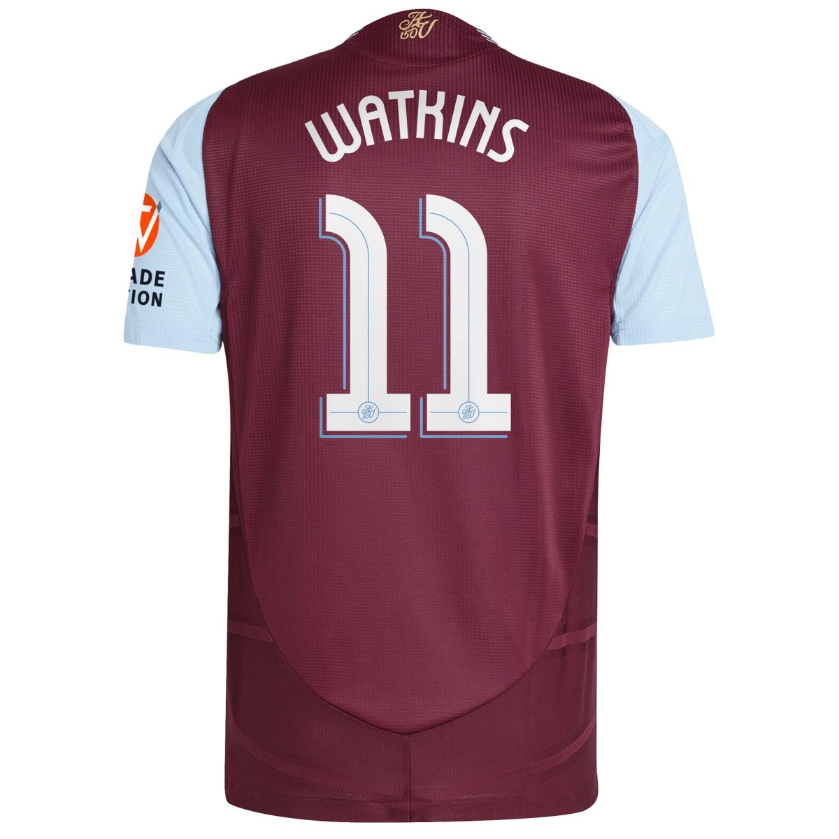aston villa adidas home authentic shirt 2024-25 with watkins 11 cup printing Collection | Official Aston Villa Shirts
