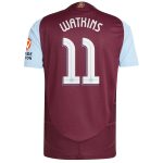 aston villa adidas home authentic shirt 2024-25 with watkins 11 cup printing Collection | Official Aston Villa Shirts