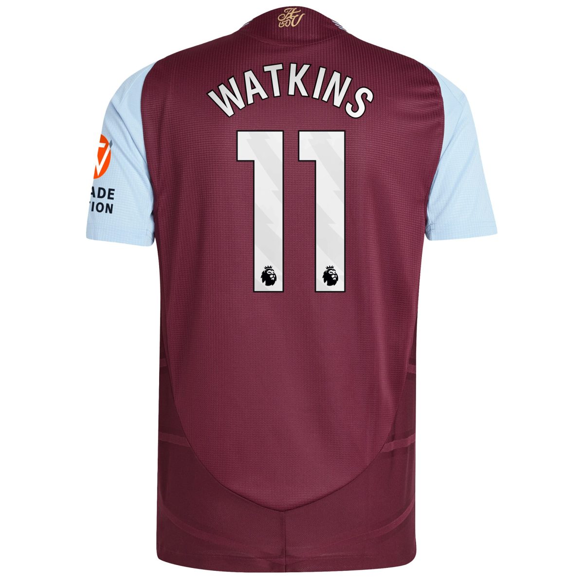 aston villa adidas home authentic shirt 2024-25 with watkins 11 printing Collection | Official Aston Villa Shirts