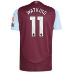 aston villa adidas home authentic shirt 2024-25 with watkins 11 printing Collection | Official Aston Villa Shirts