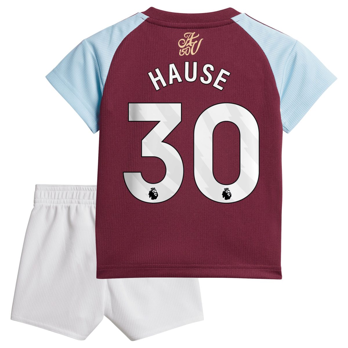 aston villa adidas home baby kit 2024-25 with hause 30 printing Collection | Official Aston Villa Shirts