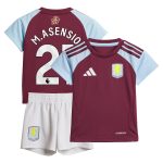aston villa adidas home baby kit 2024-25 with m.asensio 21 printing Collection | Official Aston Villa Shirts
