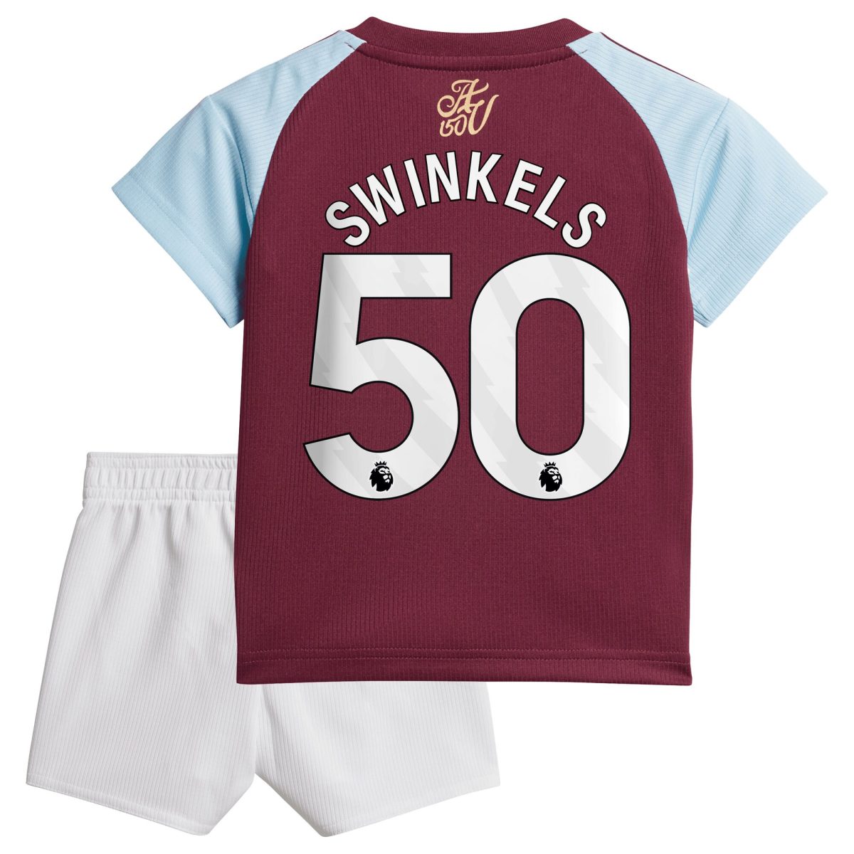 aston villa adidas home baby kit 2024-25 with swinkels 50 printing Collection | Official Aston Villa Shirts