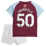 aston villa adidas home baby kit 2024-25 with swinkels 50 printing Collection | Official Aston Villa Shirts