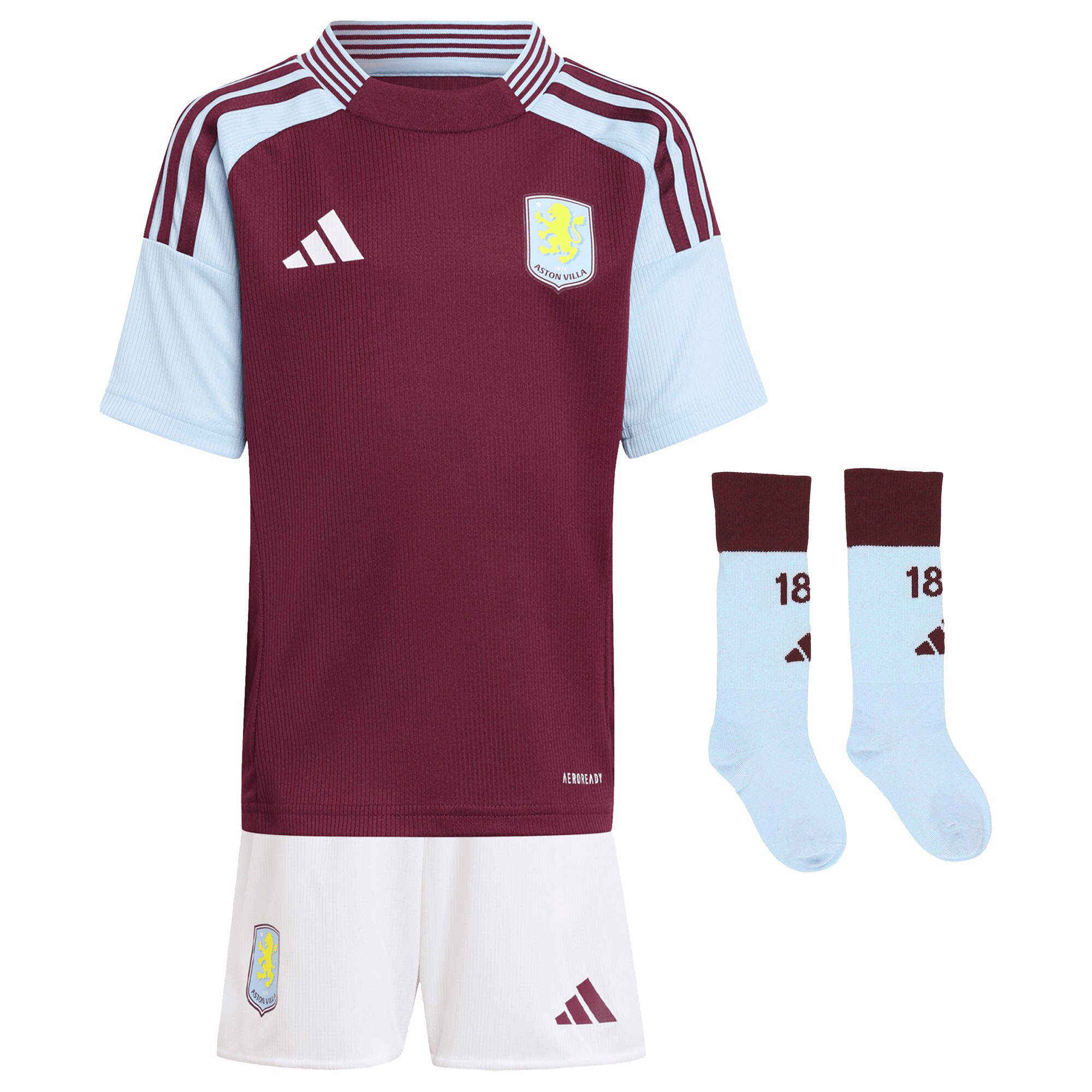 aston villa adidas home mini kit 2024-25 with bogarde 26 printing Collection | Official Aston Villa Shirts