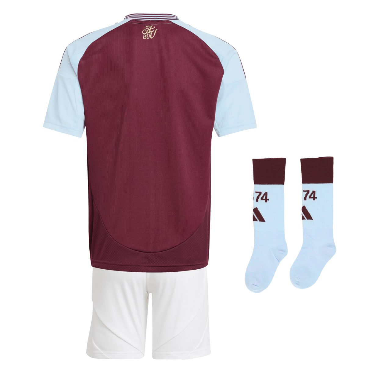 aston villa adidas home mini kit 2024-25 with custom printing Collection | Official Aston Villa Shirts