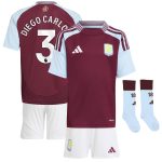 aston villa adidas home mini kit 2024-25 with diego carlos 3 printing Collection | Official Aston Villa Shirts