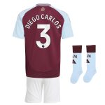 aston villa adidas home mini kit 2024-25 with diego carlos 3 printing Collection | Official Aston Villa Shirts