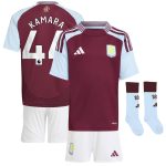 aston villa adidas home mini kit 2024-25 with kamara 44 printing Collection | Official Aston Villa Shirts