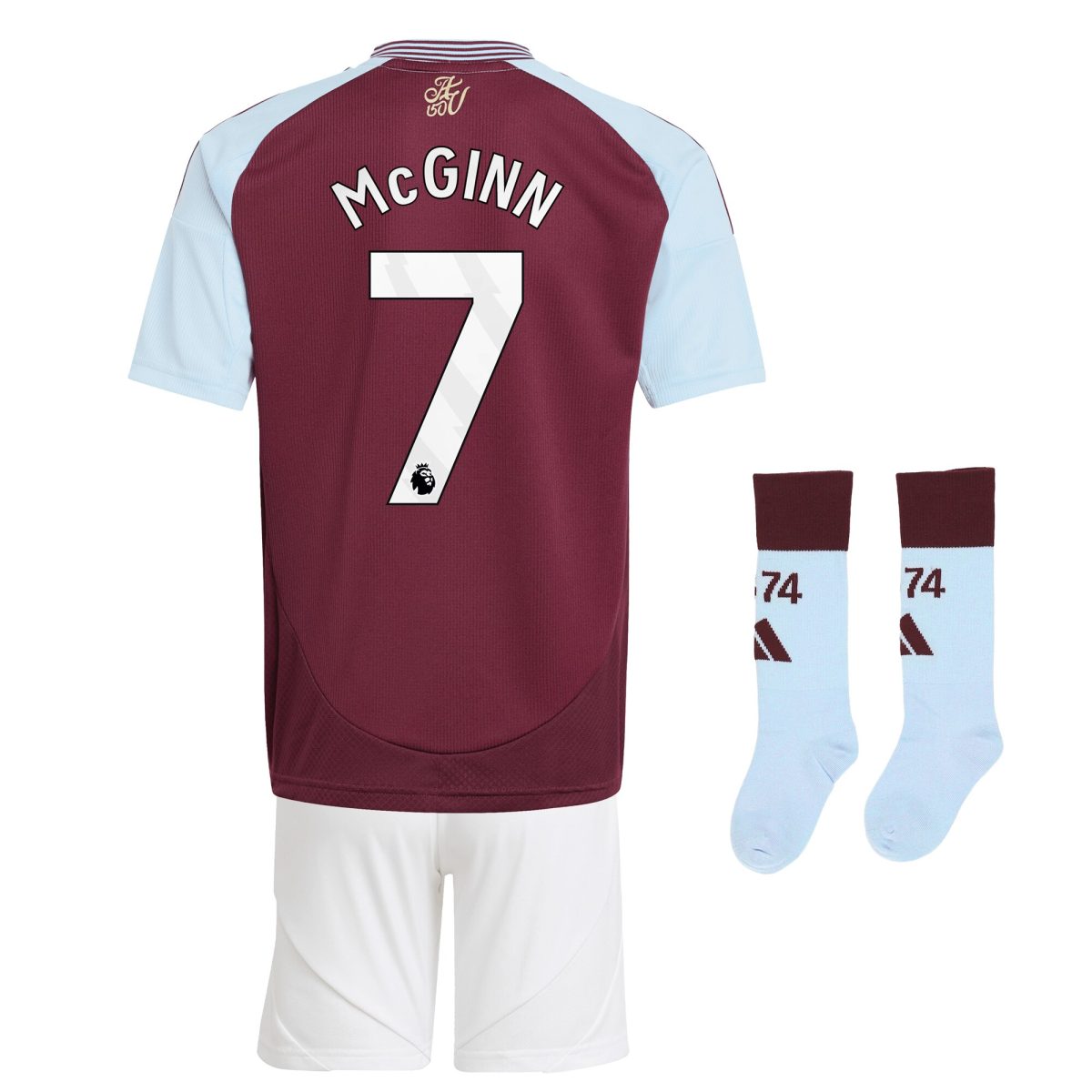 aston villa adidas home mini kit 2024-25 with mcginn 7 printing Collection | Official Aston Villa Shirts