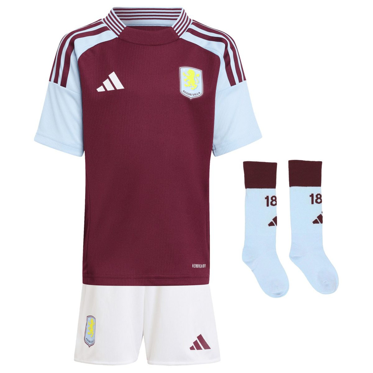 aston villa adidas home mini kit 2024-25 with swinkels 50 printing Collection | Official Aston Villa Shirts