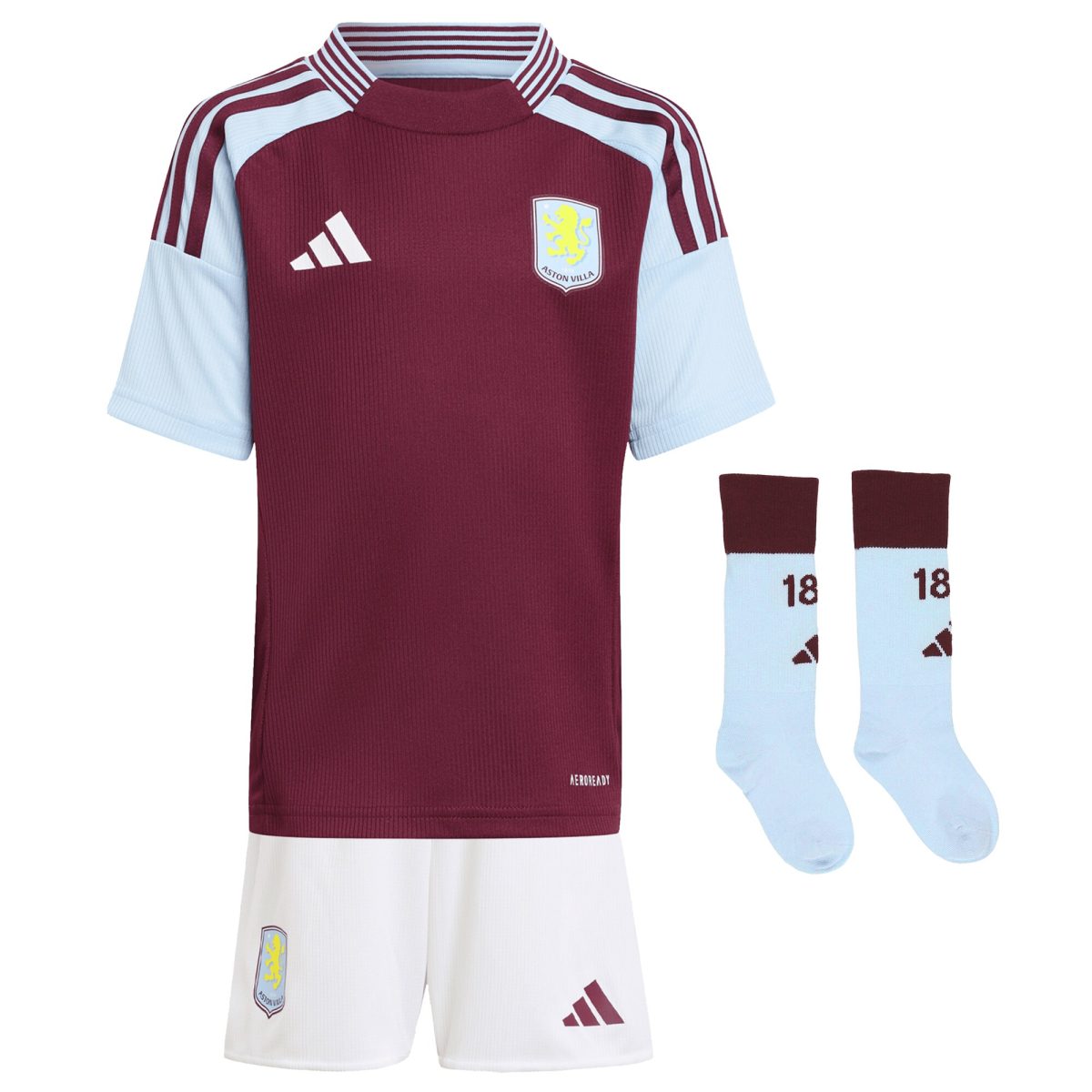 aston villa adidas home mini kit 2024-25 with watkins 11 printing Collection | Official Aston Villa Shirts